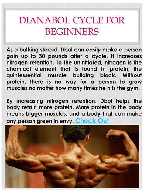 dbol cycle for beginners